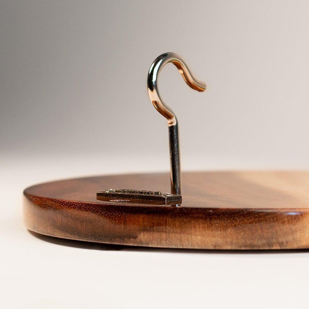 One of a Kind Wood Hook and Ring Toss Game | Teal image number 3