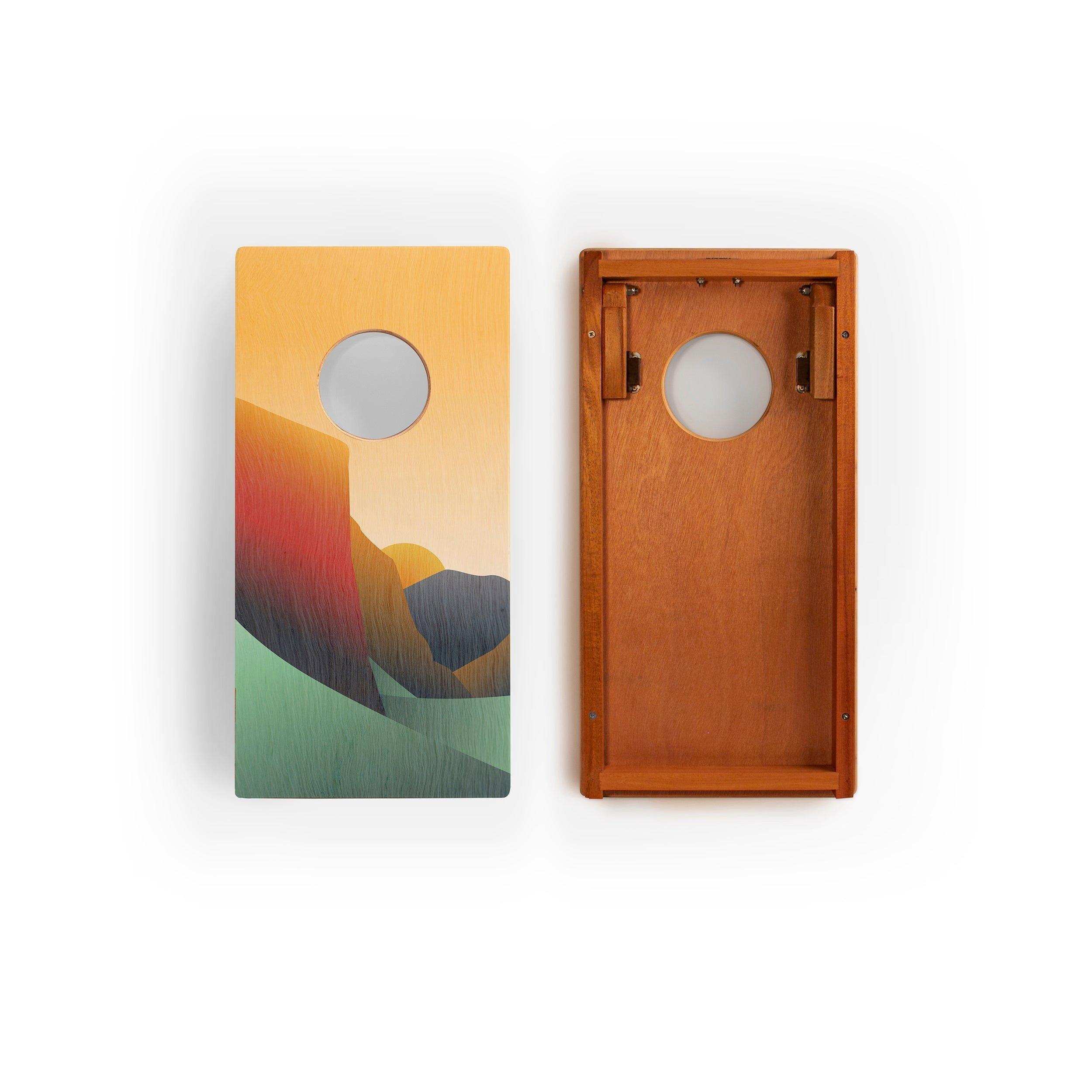 Travel Cornhole Set 1ft x 2ft | Yosemite image number 1
