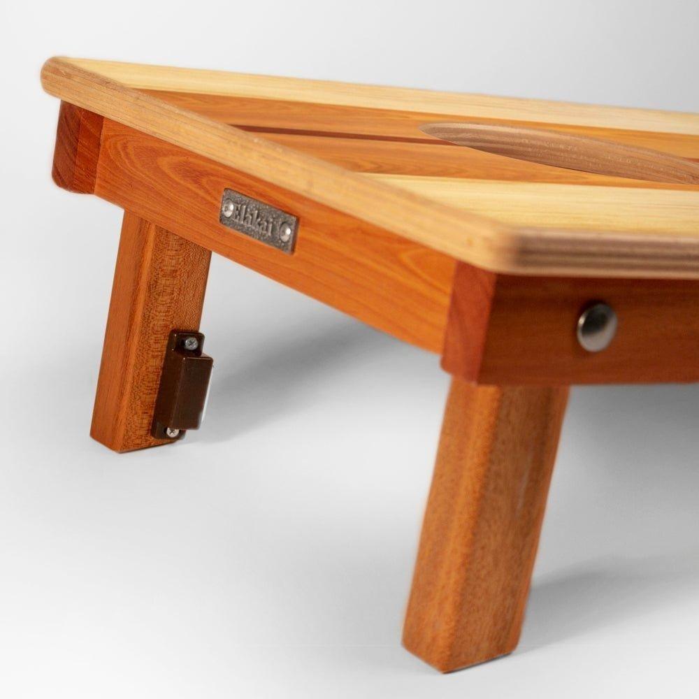 Travel Cornhole Set 1ft x 2ft | Natural Surf Beach - Woody image number 2