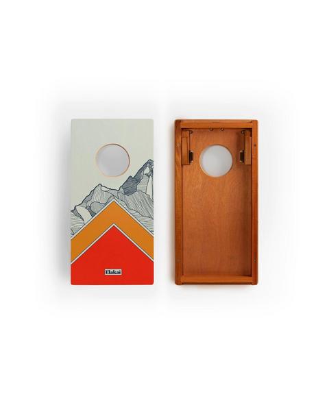 Travel Cornhole Set 1ft x 2ft | Modern Angle - Mount Elakai