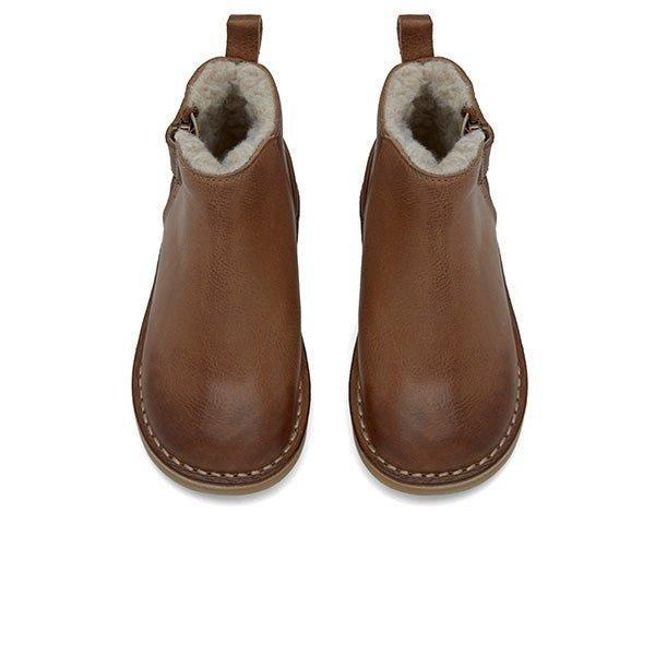 Winston Wool-Lined Ankle Boot in Tan Leather image number 2
