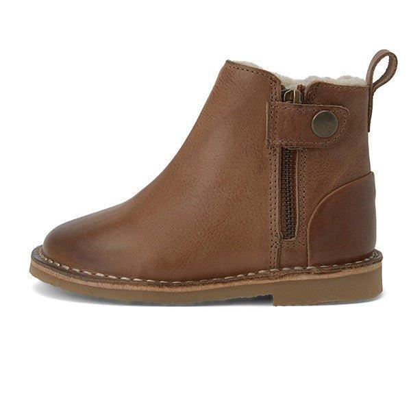 Winston Wool-Lined Ankle Boot in Tan Leather image number 1