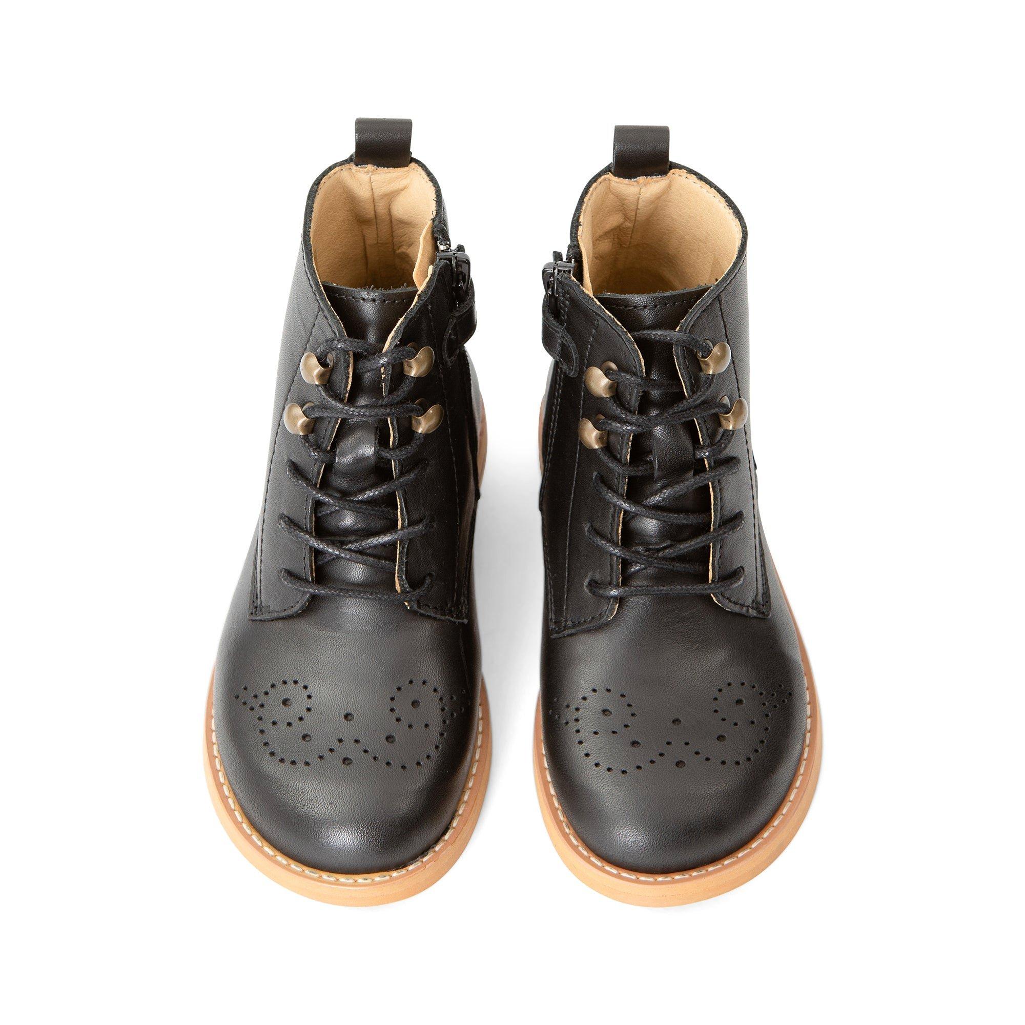 Buster Leather Boot in Black image number 2