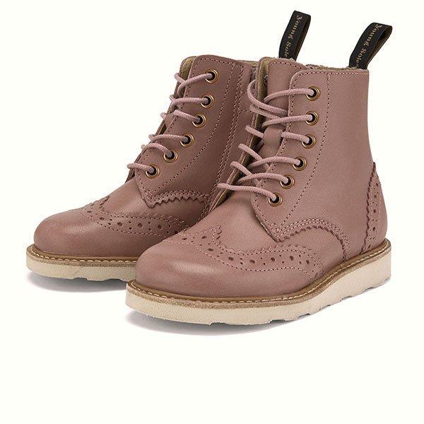 Sidney Leather Boot in Rose
