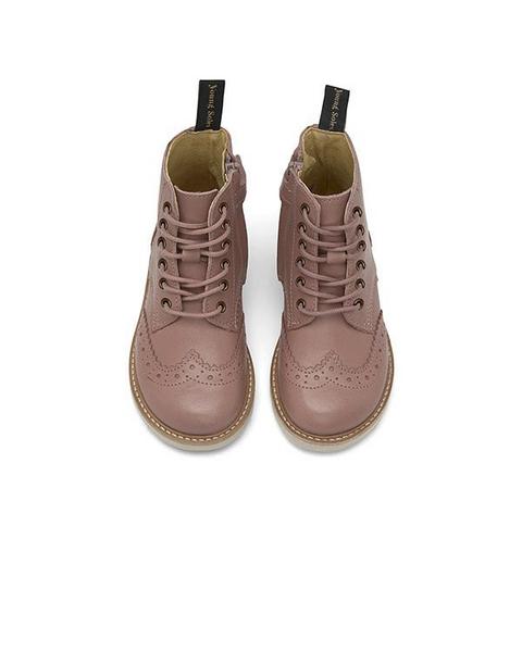 Sidney Leather Boot in Rose