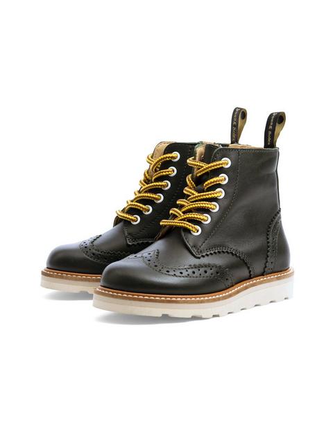 Sidney Leather Boot in Hunter Green