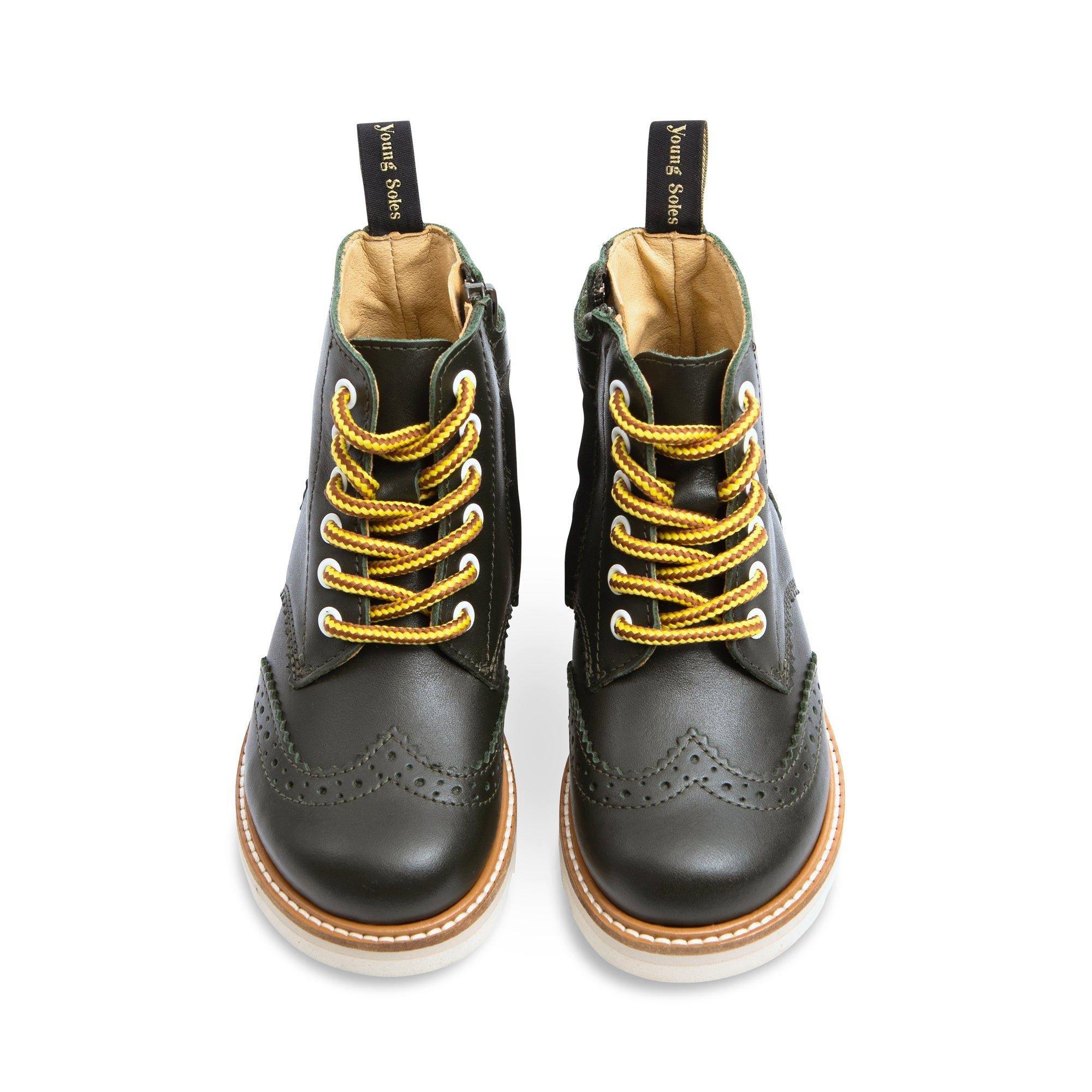 Sidney Leather Boot in Hunter Green image number 2