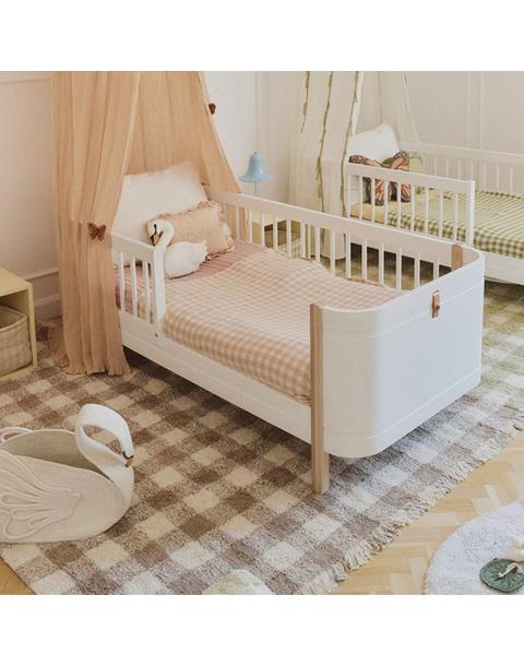 Washable Rug Vichy Marron