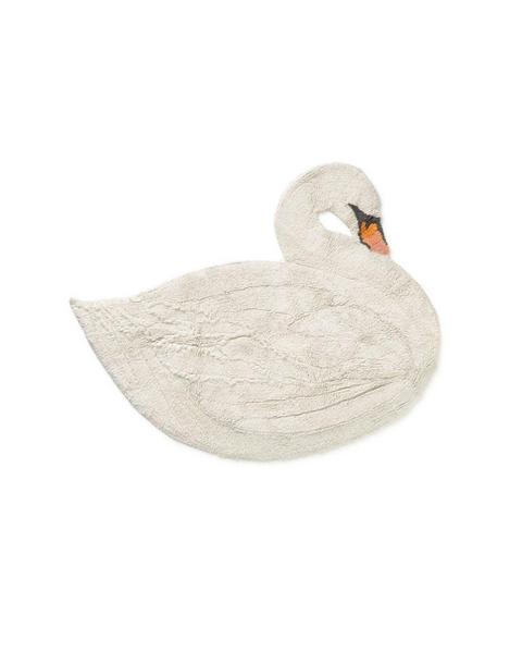 Washable Swan Rug