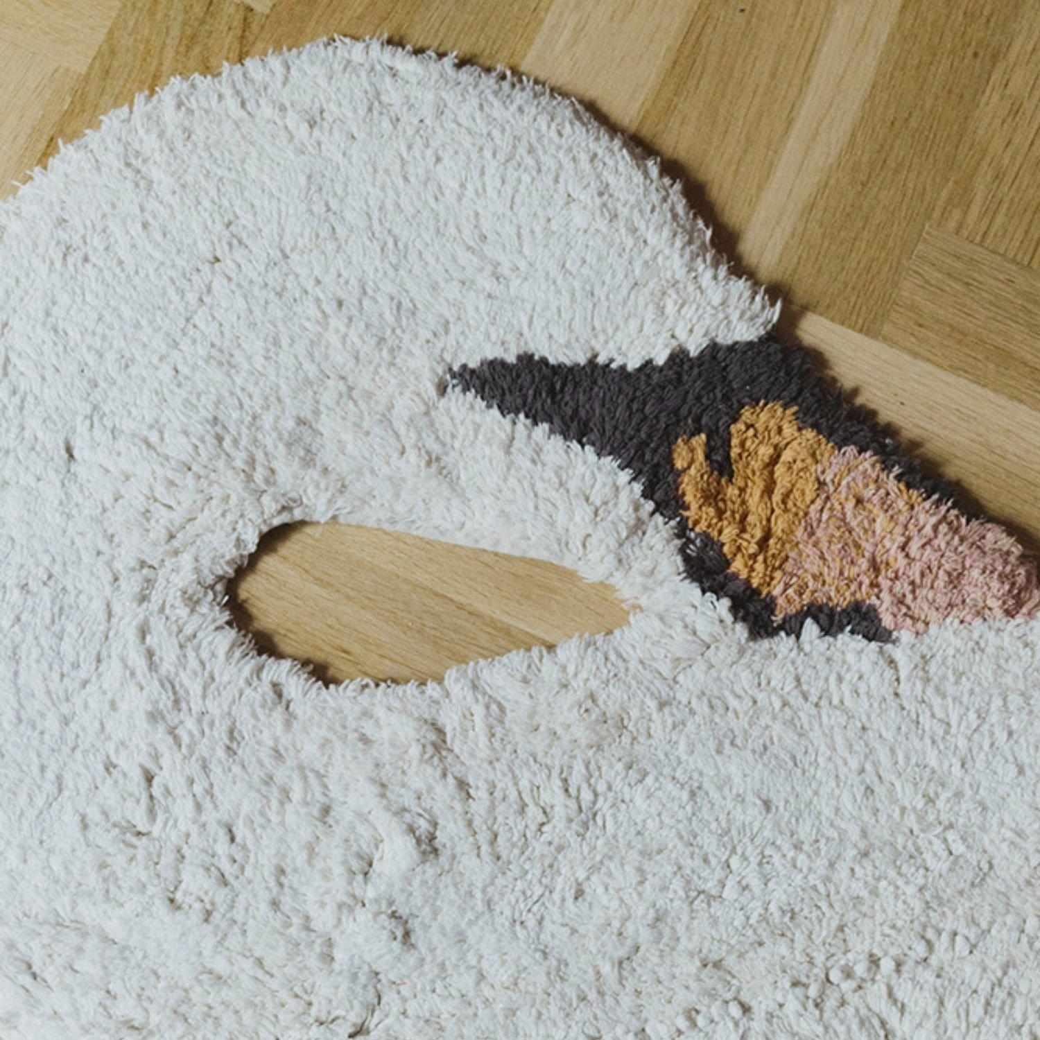 Washable Swan Rug image number 3