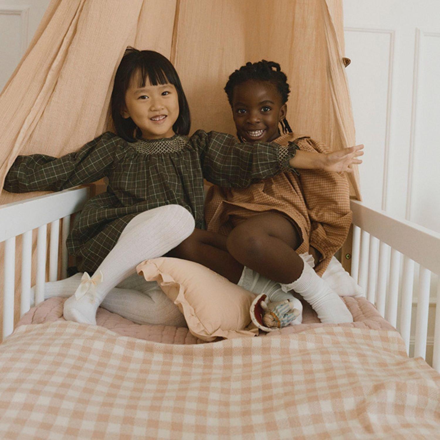 Knitted Blanket Vichy Rose image number 4