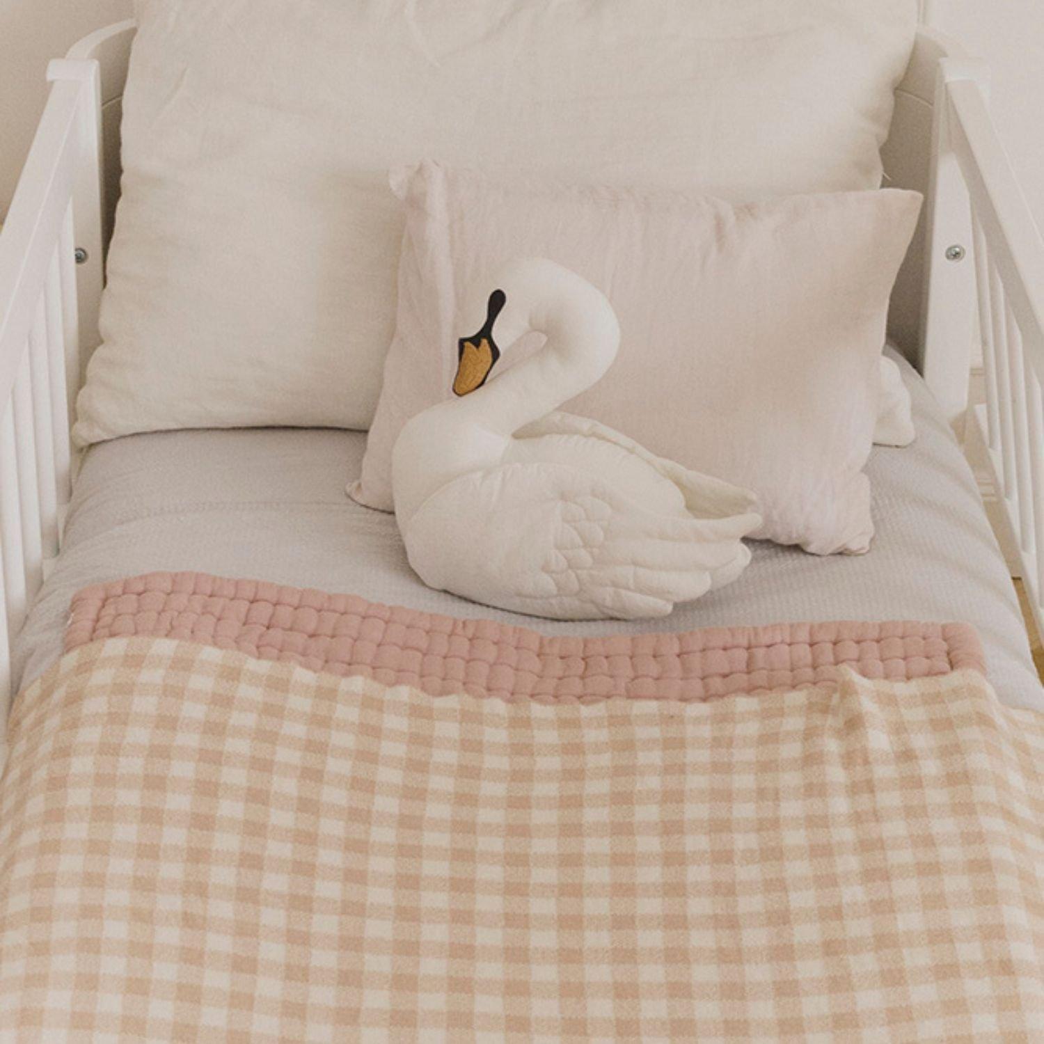 Knitted Blanket Vichy Rose image number 1