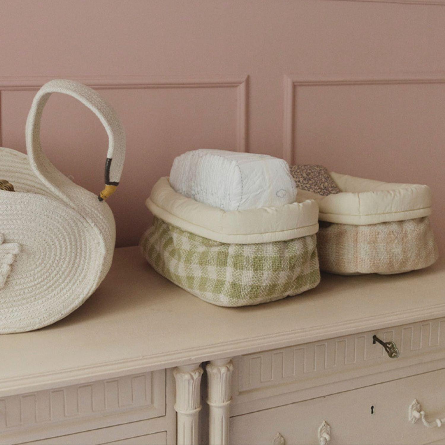 Quilted Basket Matcha image number 1