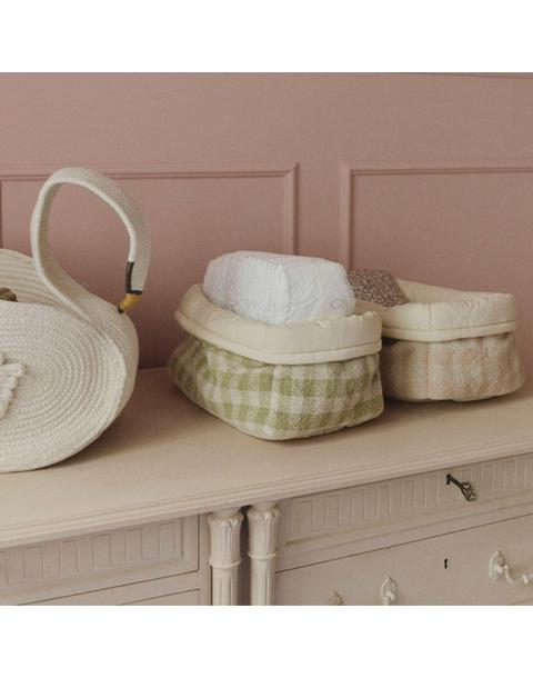 Quilted Basket Matcha