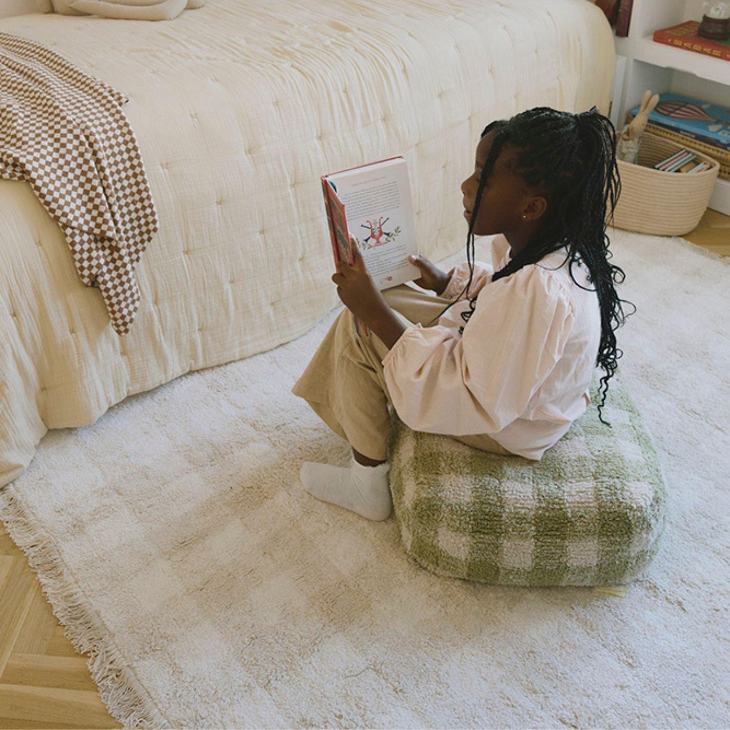 Pouf Vichy Matcha&nbsp; image number 1