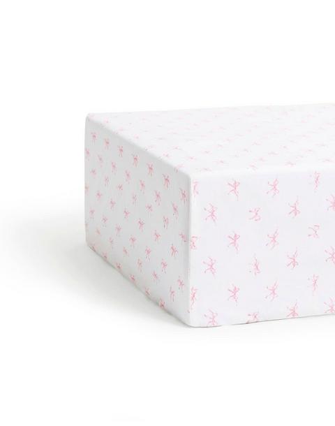 Crib Sheet in Blushing Bows