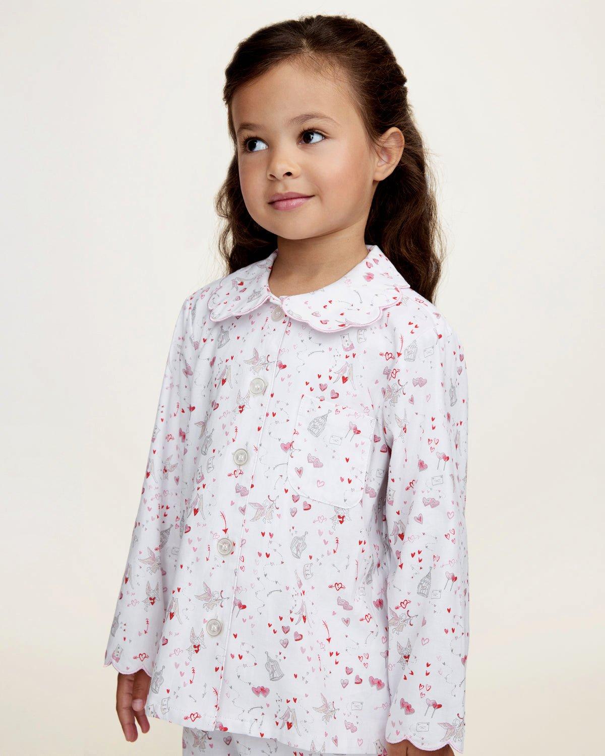 Kid's Twill Colette Pajama Set in Love Song image number 2