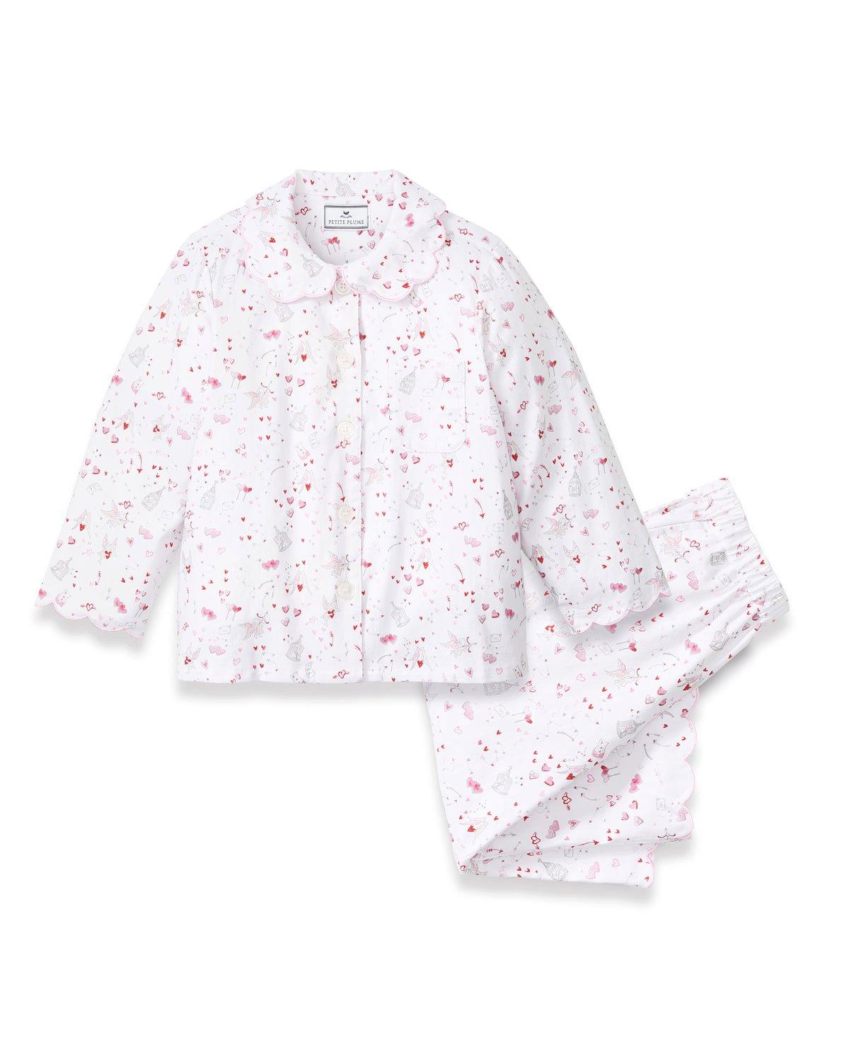 Kid's Twill Colette Pajama Set in Love Song image number 1
