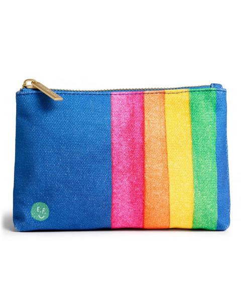 Retro Rainbow Little Pouch