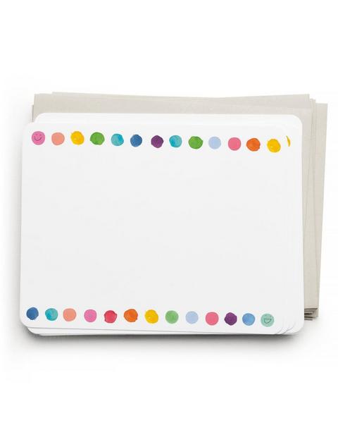 Happy Dots Flat Note Set