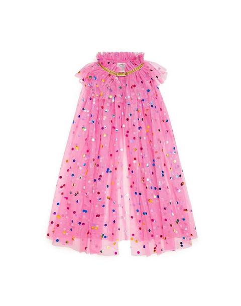 Raspberry Confetti Cape