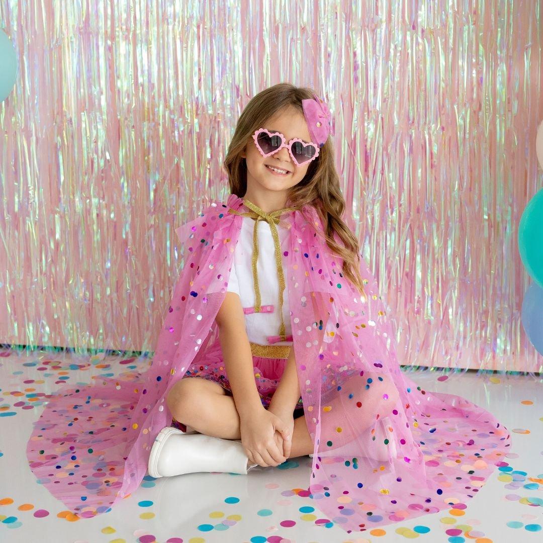 Raspberry Confetti Cape image number 3