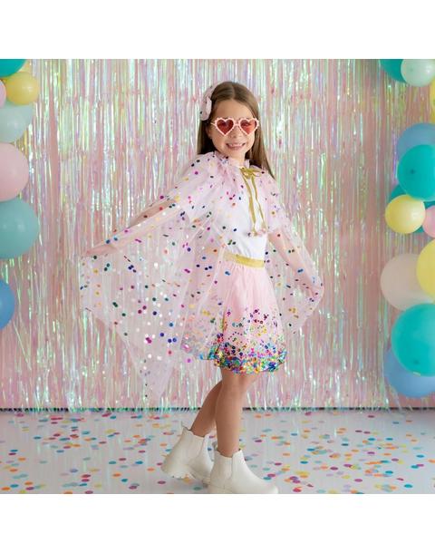 Pink Confetti Cape