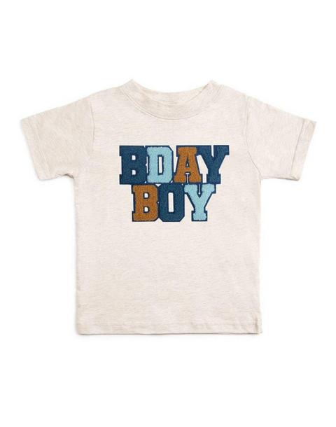 Birthday Boy Patch Short Sleeve T-Shirt