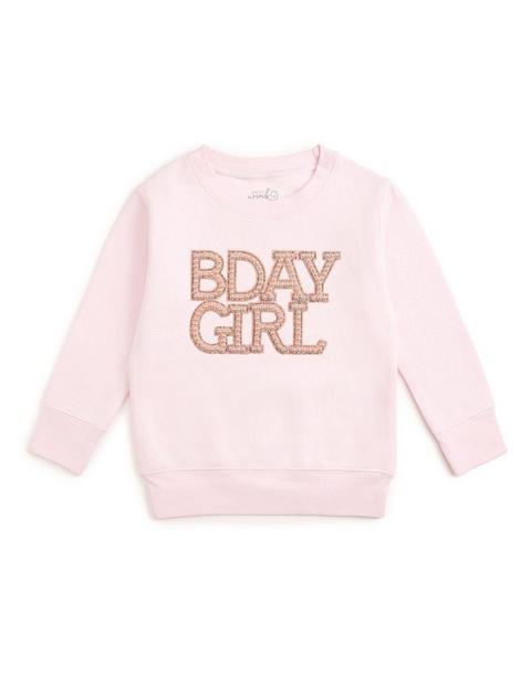Pearl BDay Girl Patch Sweatshirt