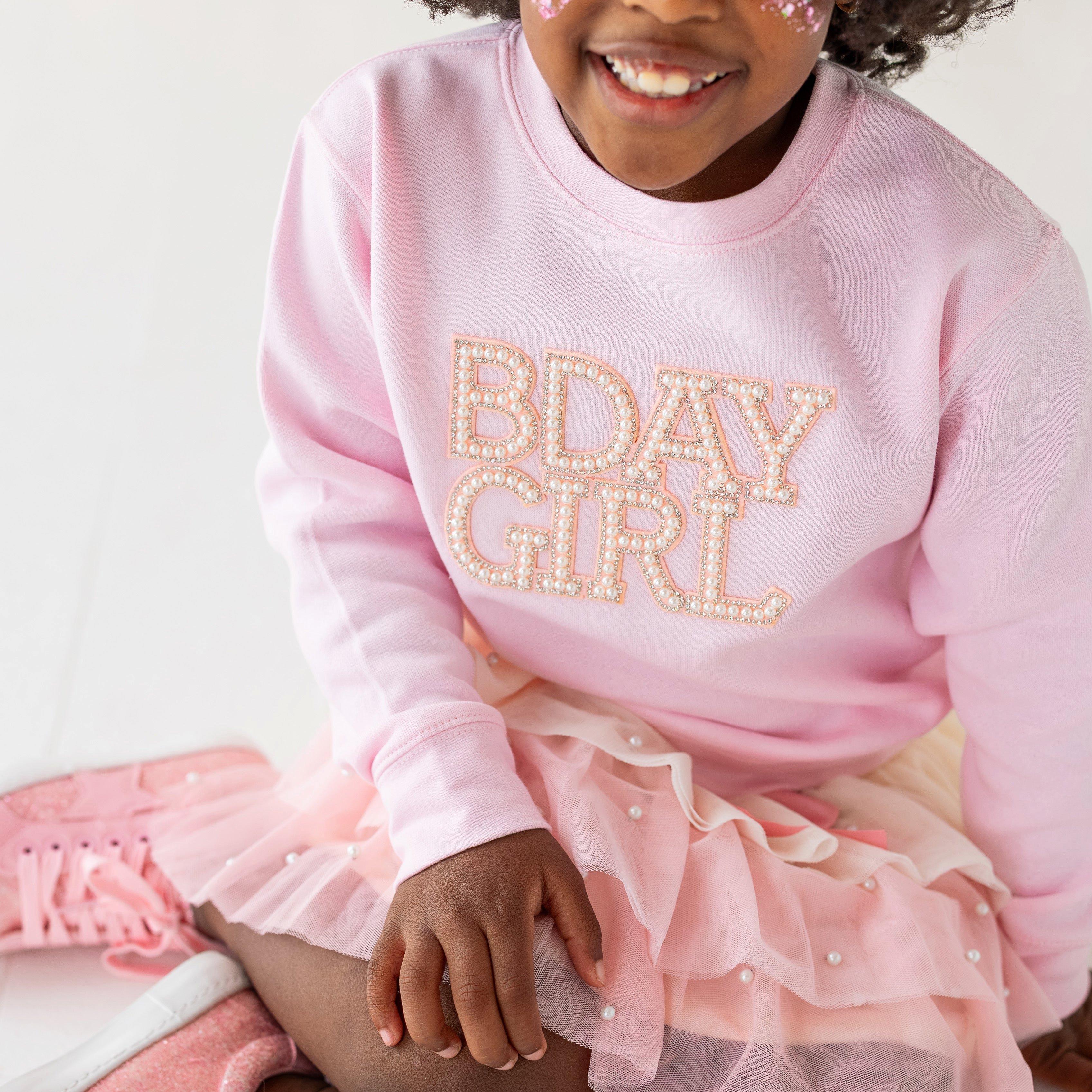 Pearl BDay Girl Patch Sweatshirt image number 2