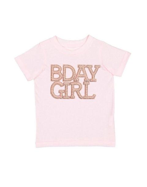Pearl BDay Girl Patch Short Sleeve T-Shirt