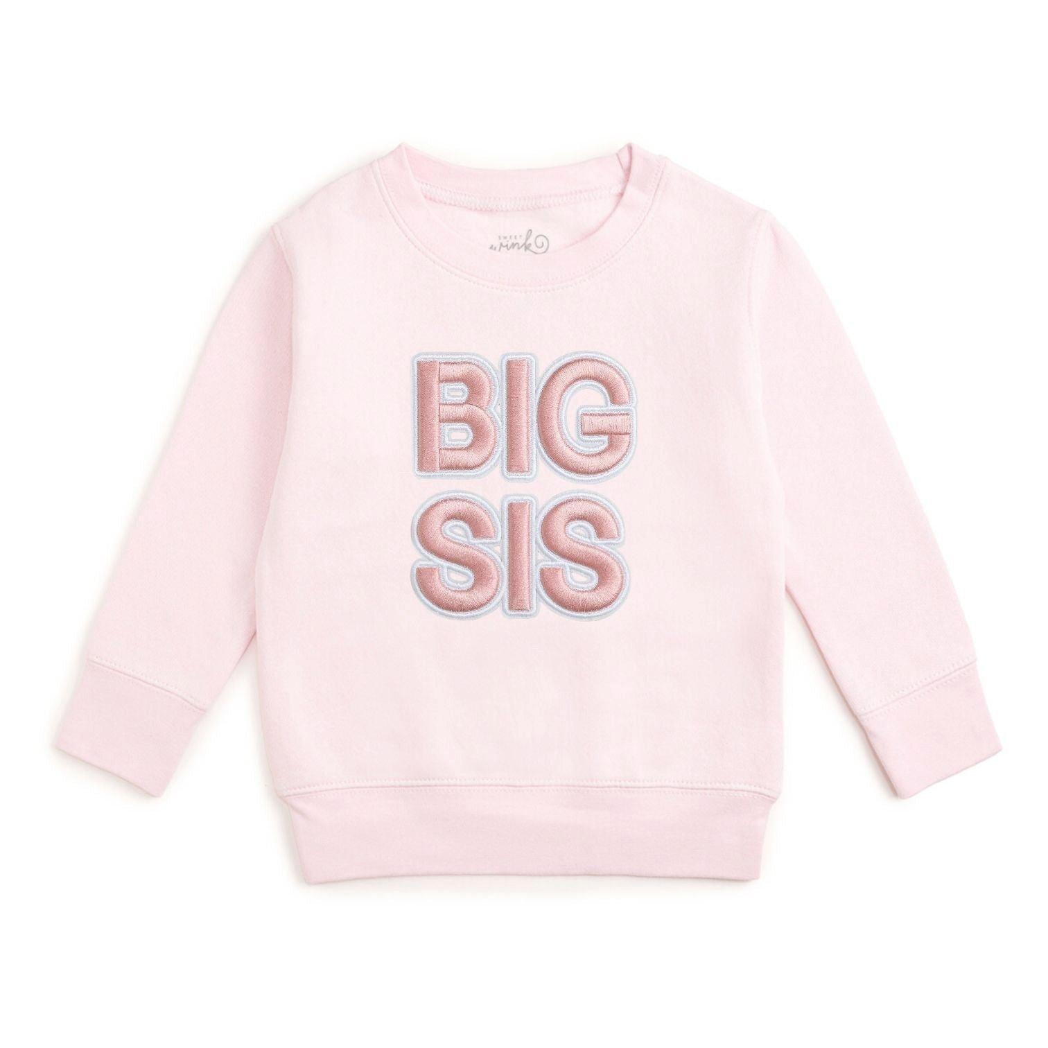 Big Sis Embroidered Patch Sweatshirt