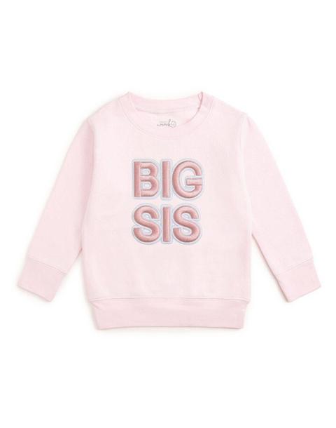 Big Sis Embroidered Patch Sweatshirt