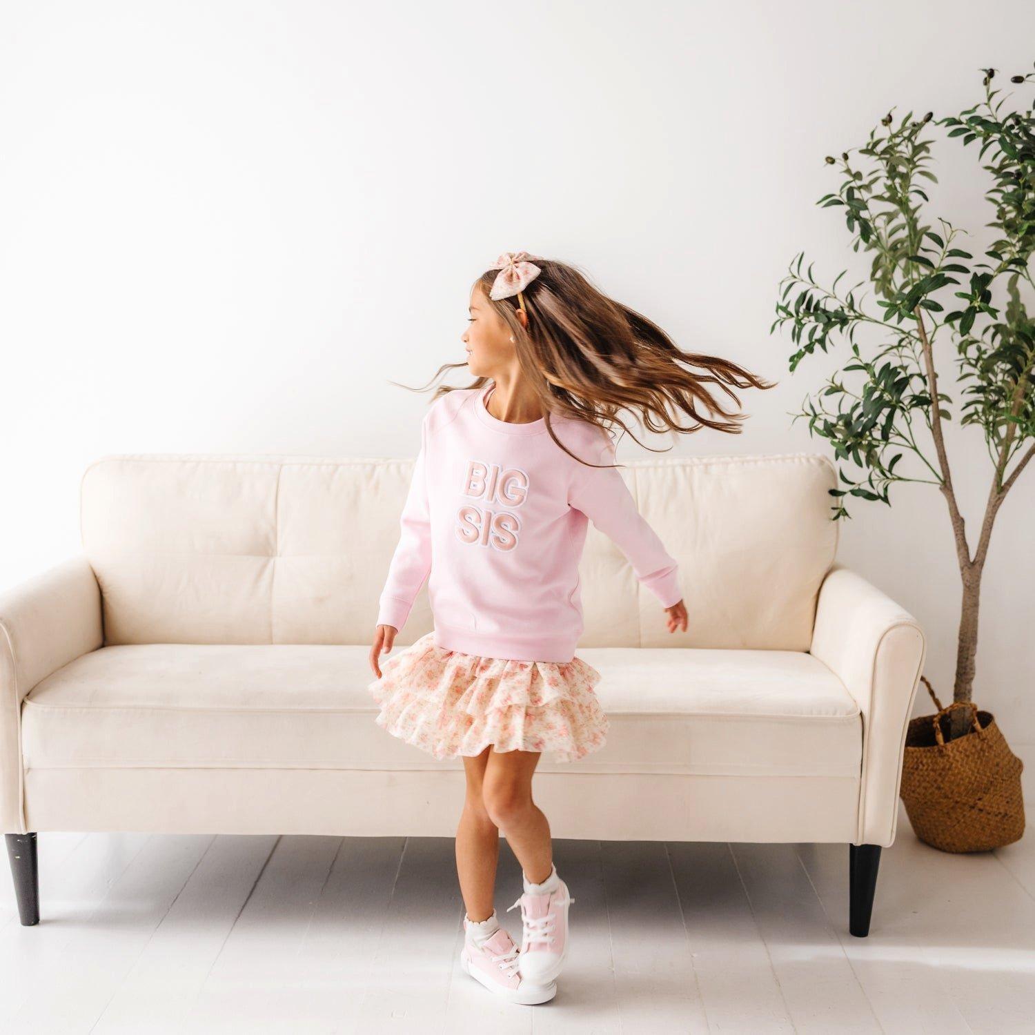 Big Sis Embroidered Patch Sweatshirt image number 3