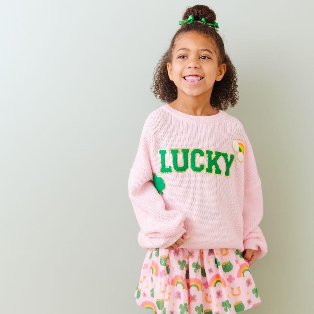 Lucky Patch St. Patrick's Day Knit Sweater image number 1