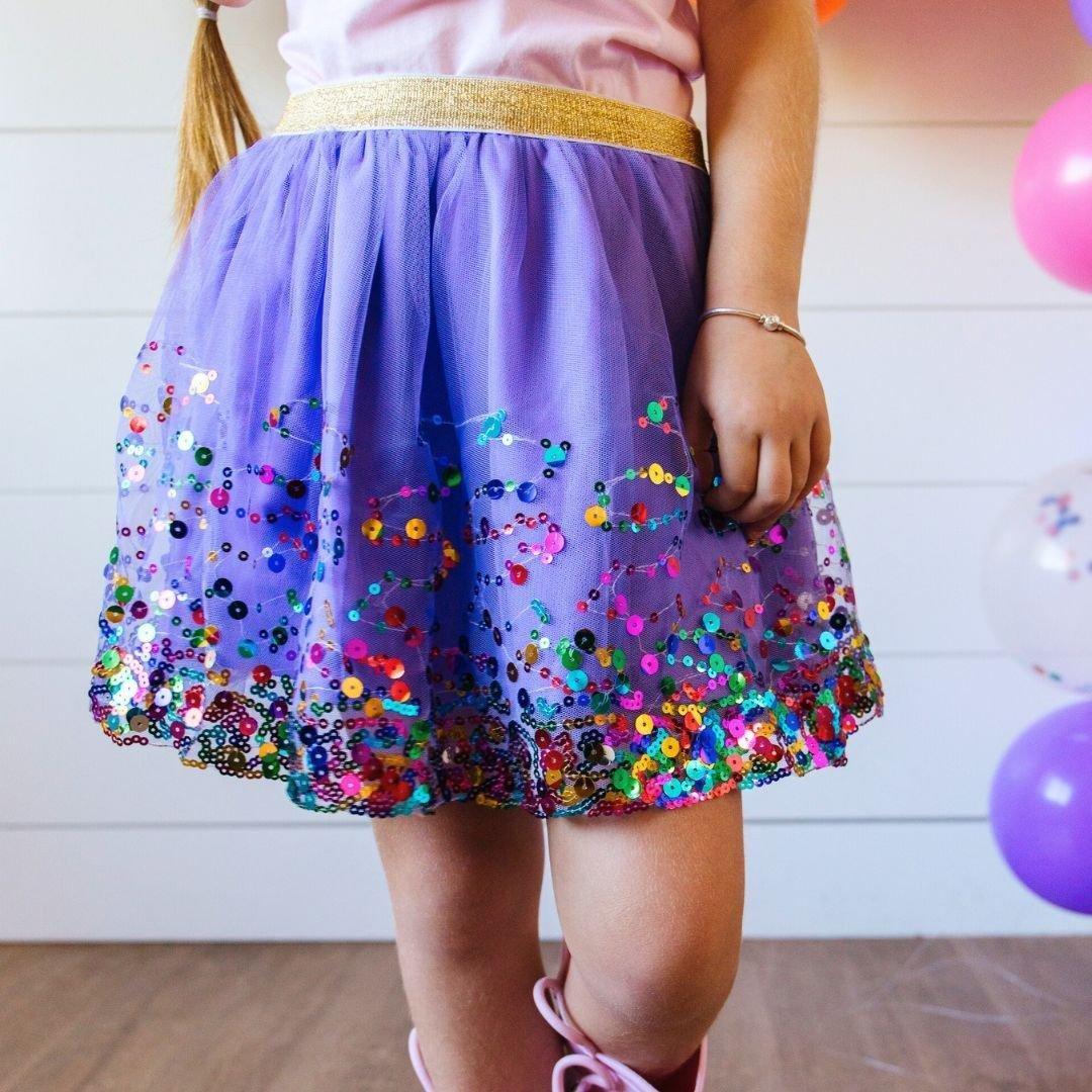 Lavender Confetti Tutu image number 4