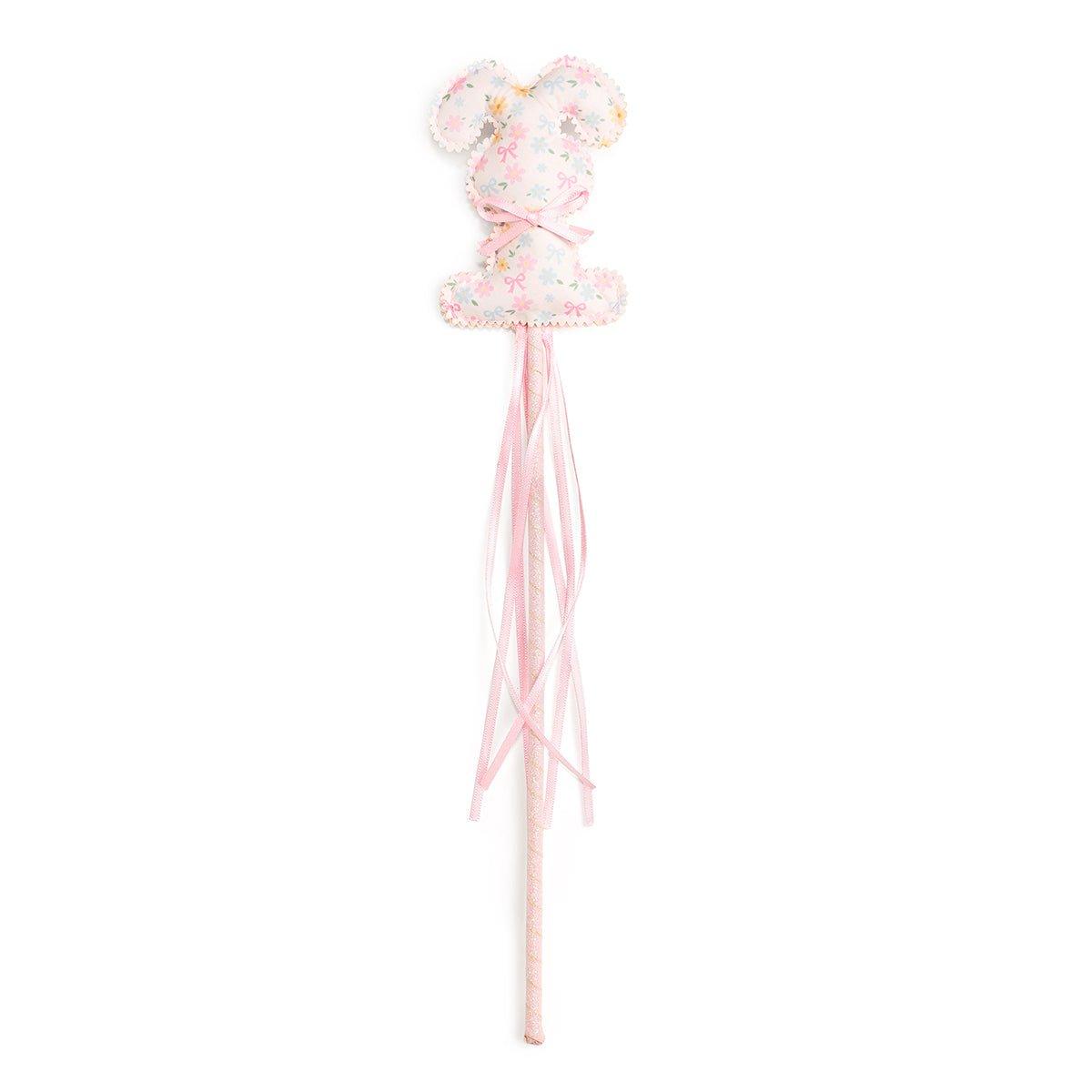 Sweet Floral Easter Bunny Wand