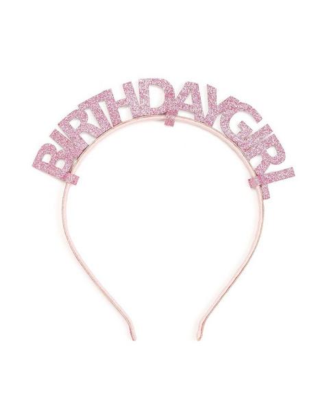 Pink Birthday Girl Headband