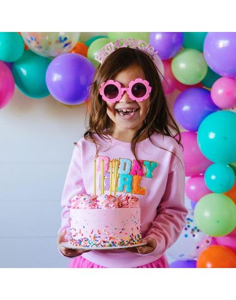 Pink Birthday Girl Headband