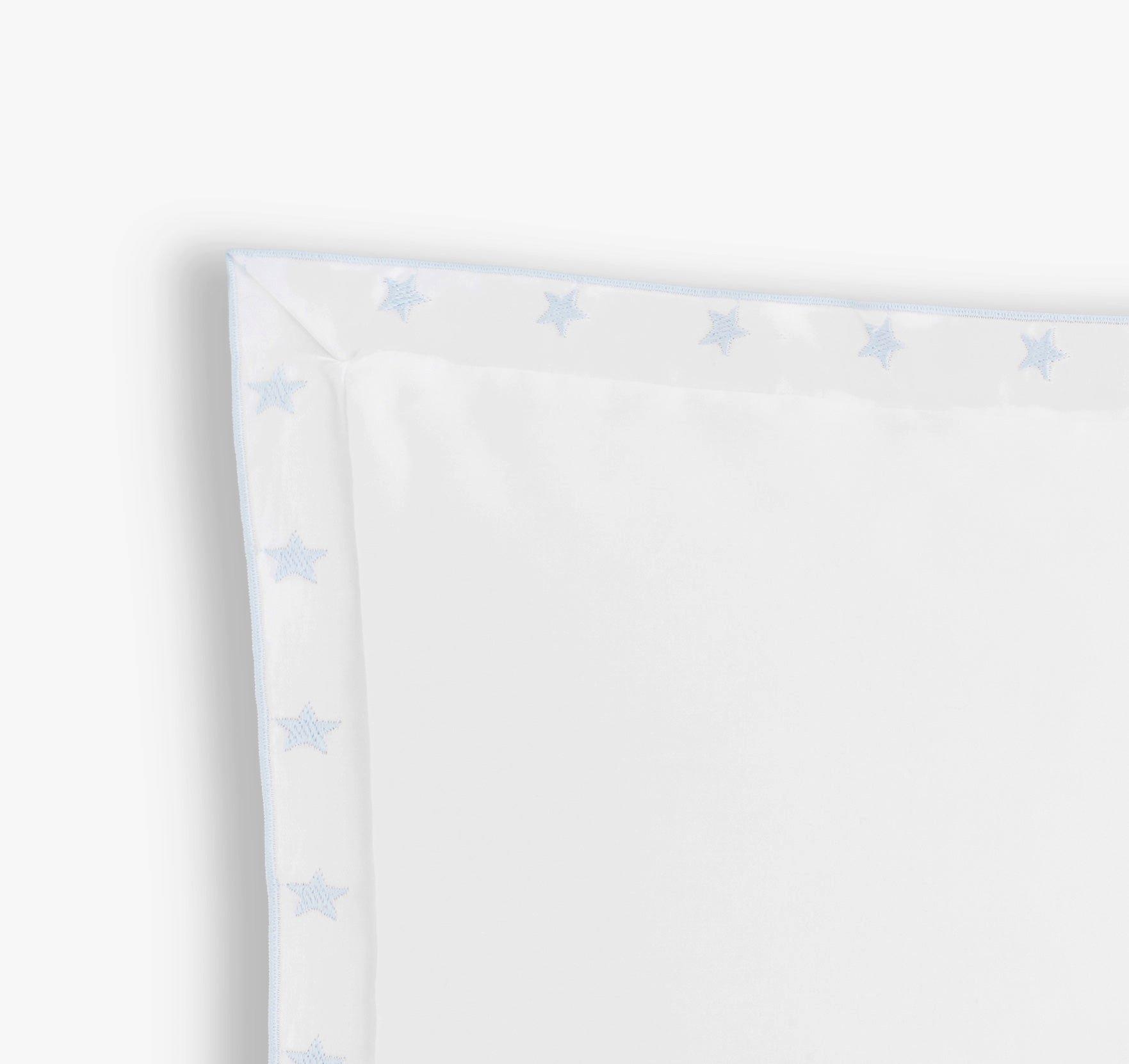 Embroidered Stars Toddler Pillow - Blue image number 2
