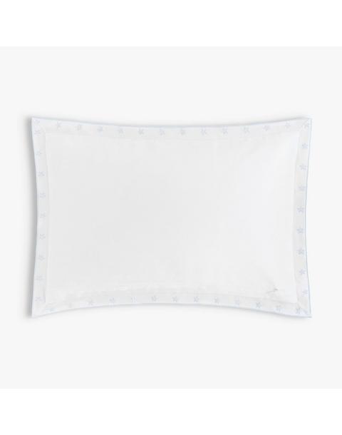Embroidered Stars Toddler Pillow - Blue