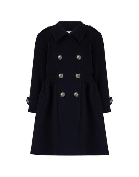 Westminster Cashmere Dress Coat - Ink Blue