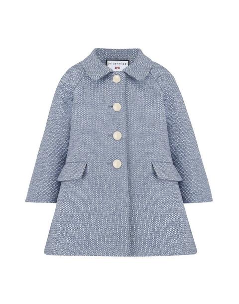 Islington Coat - Porcelain Blue