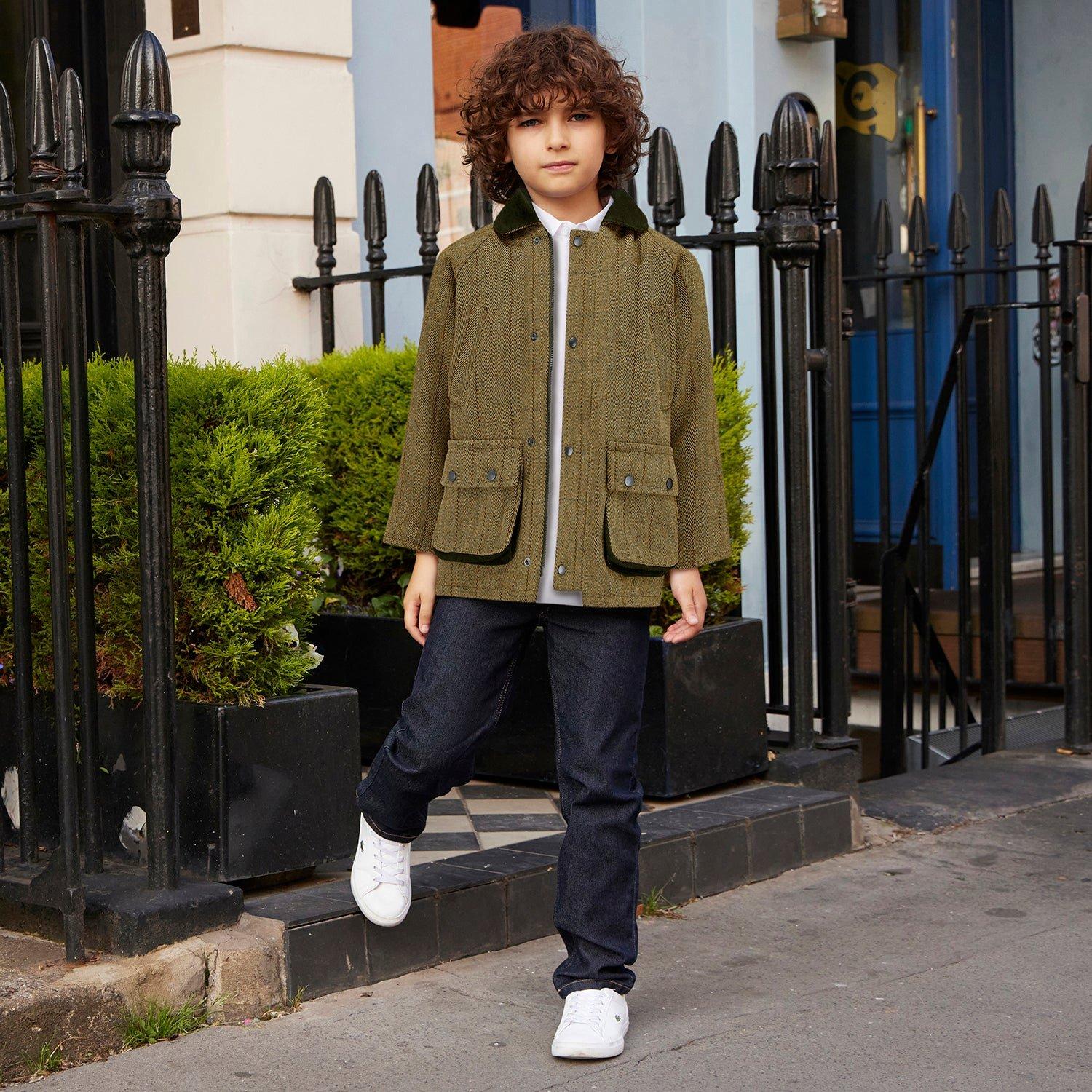 Lyall Greenbelt Tweed Coat - Sand image number 2