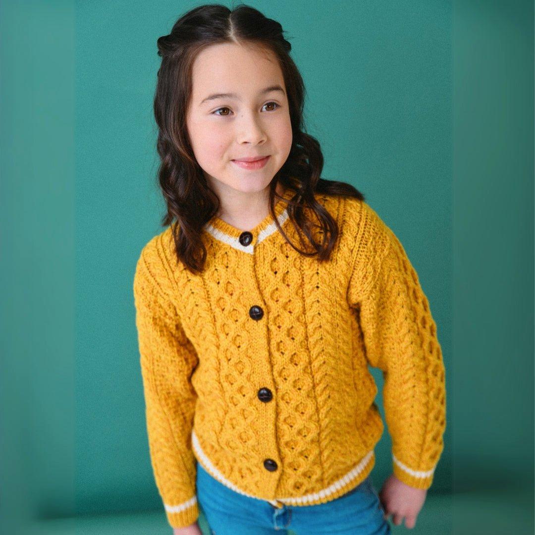 London Days Merino Cardigan - Sunshine image number 4