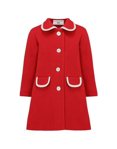 Kensington Coat - Pillar Box Red