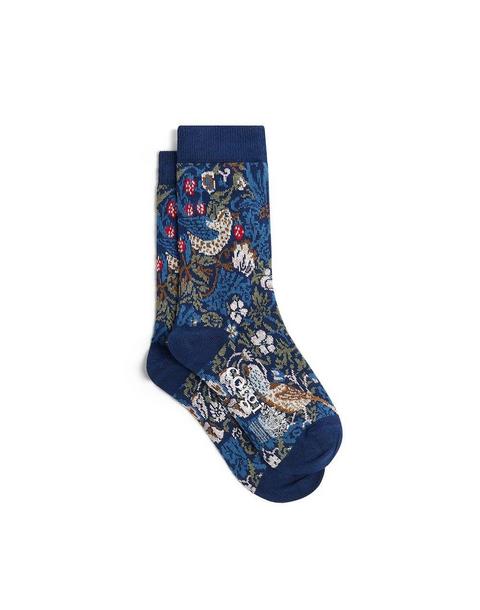 Great British Children's Socks - William Morris Strawberry Thief