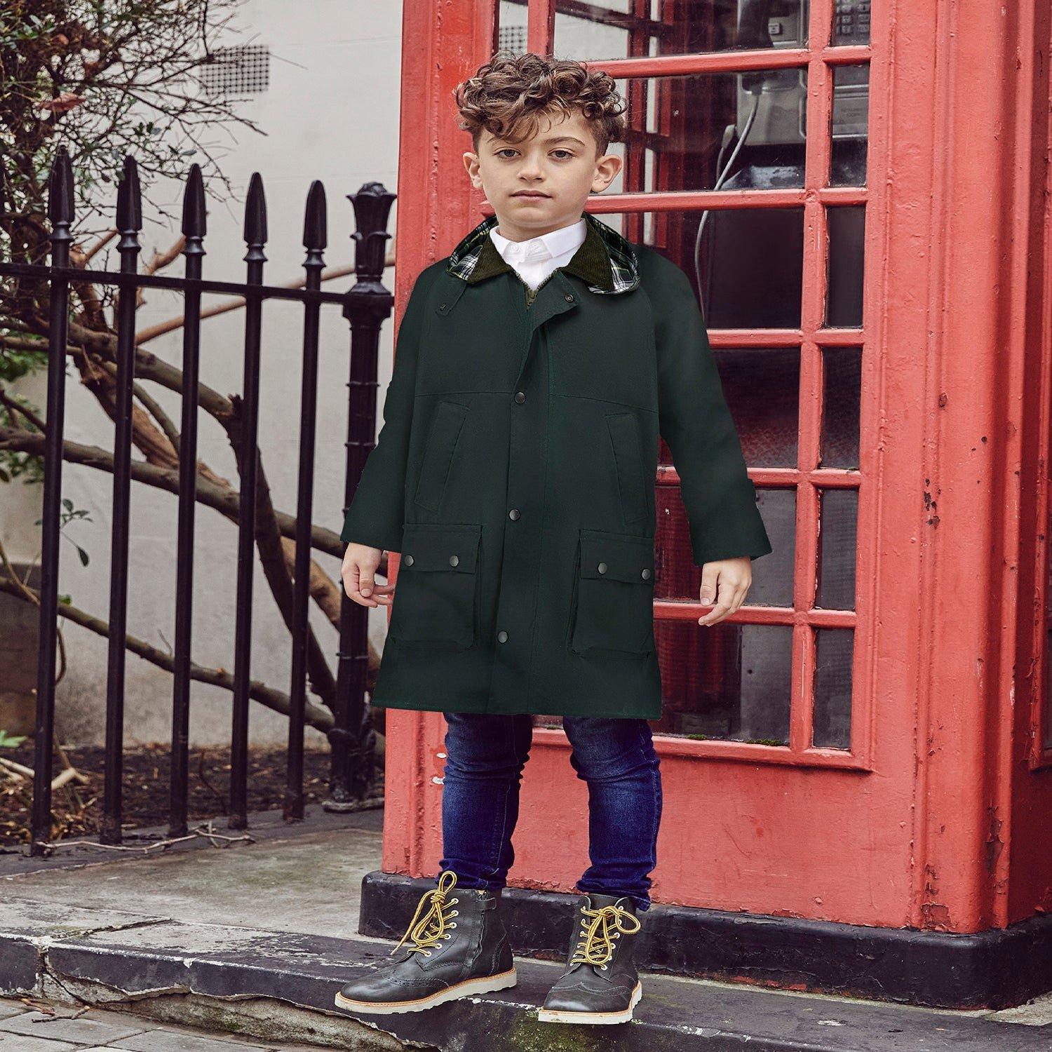 Ebury Wax Jacket - Racing Green image number 3