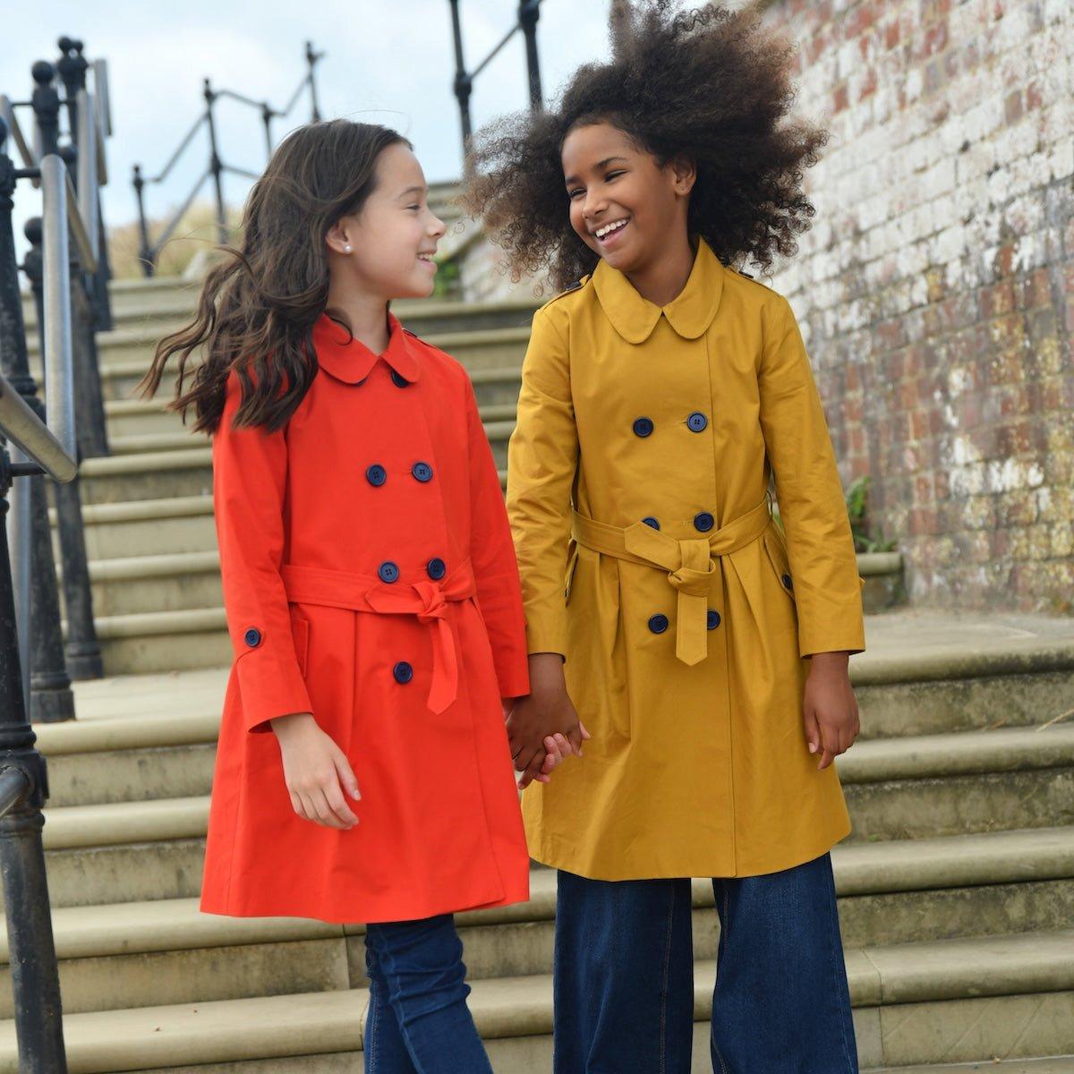 Bayswater Trench Coat - Bright Red image number 4