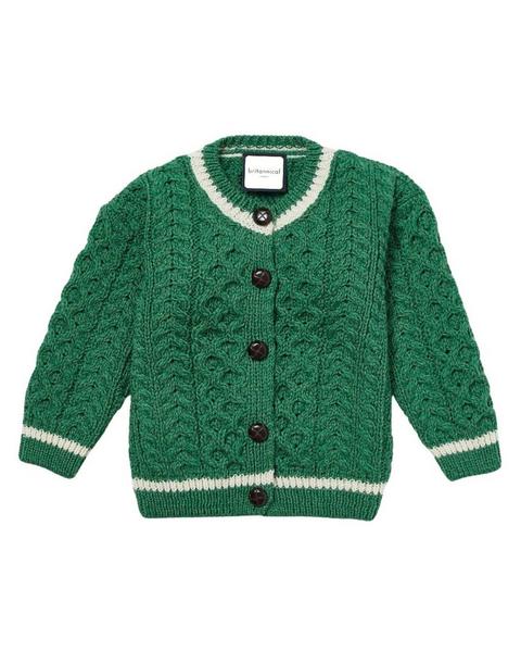 London Days Merino Cardigan - Cut Grass